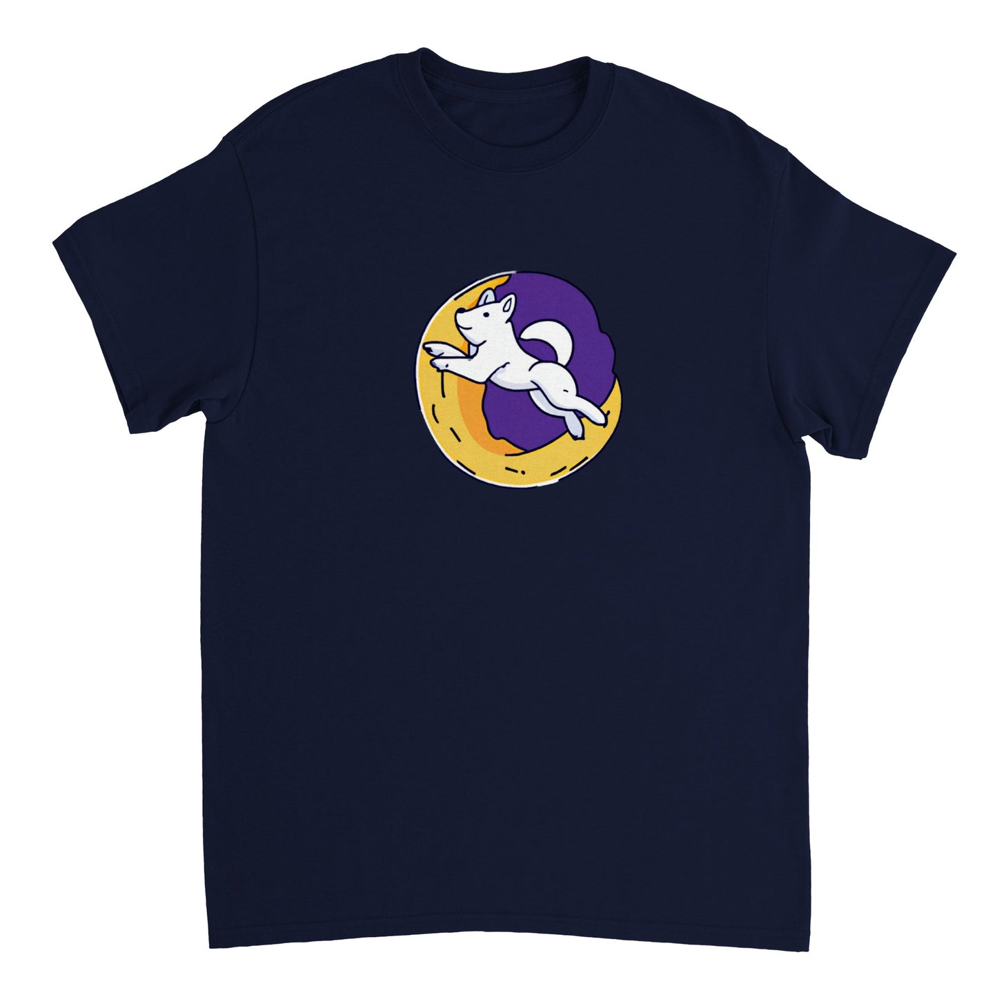 Jindo - Space Dog - Heavyweight Unisex Crewneck T-shirt