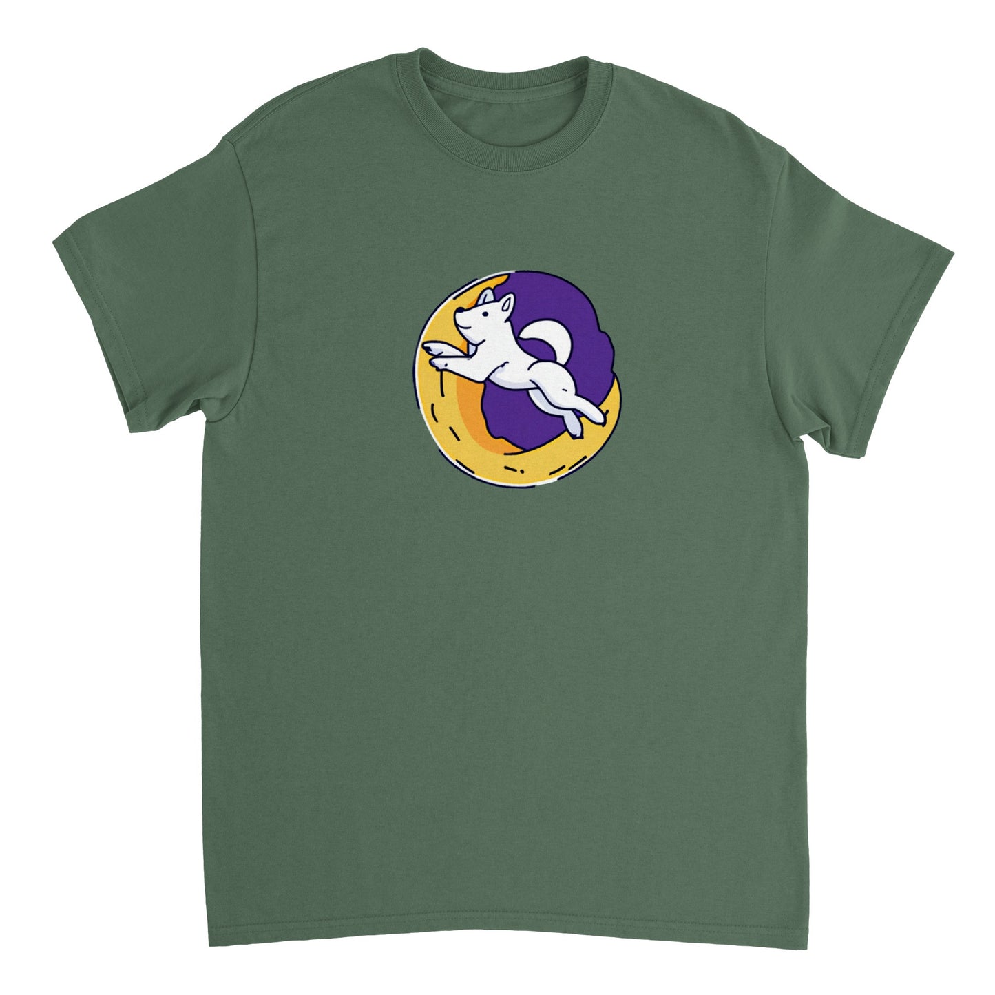 Jindo - Space Dog - Heavyweight Unisex Crewneck T-shirt