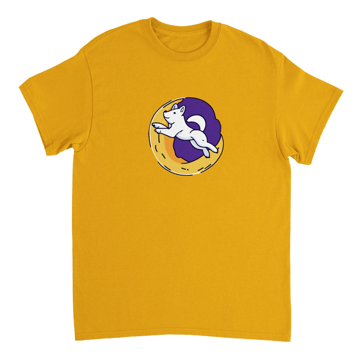 Jindo - Space Dog - Heavyweight Unisex Crewneck T-shirt