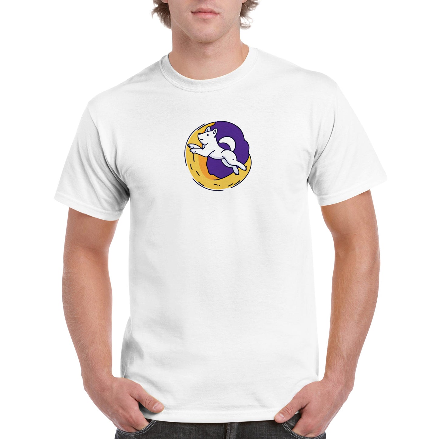 Jindo - Space Dog - Heavyweight Unisex Crewneck T-shirt