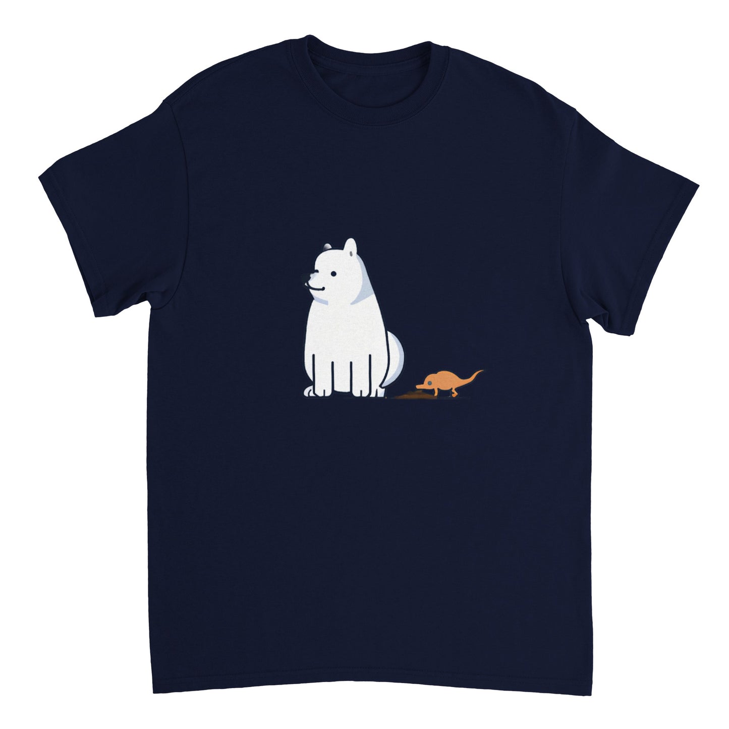 Jindo - Dog and Mole - Heavyweight Unisex Crewneck T-shirt